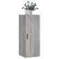 vidaXL Armario de pared gris Sonoma 34,5x34x90 cm