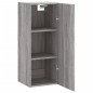 vidaXL Armario de pared gris Sonoma 34,5x34x90 cm