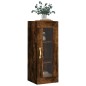 vidaXL Armario de pared roble ahumado 34,5x34x90 cm vidaXL Armario de pared roble ahumado 34,5x34x90 cm
