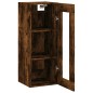 vidaXL Armario de pared roble ahumado 34,5x34x90 cm vidaXL Armario de pared roble ahumado 34,5x34x90 cm