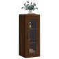 vidaXL Armario de pared marrón roble 34,5x34x90 cm vidaXL Armario de pared marrón roble 34,5x34x90 cm