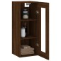 vidaXL Armario de pared marrón roble 34,5x34x90 cm vidaXL Armario de pared marrón roble 34,5x34x90 cm