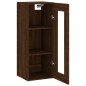 vidaXL Armario de pared marrón roble 34,5x34x90 cm vidaXL Armario de pared marrón roble 34,5x34x90 cm