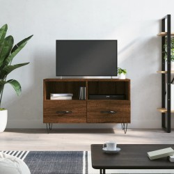 vidaXL Mueble para TV madera contrachapada roble marrón 80x36x50 cm