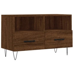 vidaXL Mueble para TV madera contrachapada roble marrón 80x36x50 cm