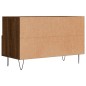 vidaXL Mueble para TV madera contrachapada roble marrón 80x36x50 cm vidaXL Mueble para TV madera contrachapada roble marrón 80x36x50 cm