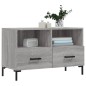 vidaXL Mueble de TV madera de ingeniería gris Sonoma 80x36x50 cm vidaXL Mueble de TV madera de ingeniería gris Sonoma 80x36x50 cm