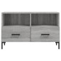 vidaXL Mueble de TV madera de ingeniería gris Sonoma 80x36x50 cm vidaXL Mueble de TV madera de ingeniería gris Sonoma 80x36x50 cm