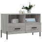 vidaXL Mueble de TV madera de ingeniería gris Sonoma 80x36x50 cm vidaXL Mueble de TV madera de ingeniería gris Sonoma 80x36x50 cm