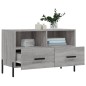 vidaXL Mueble de TV madera de ingeniería gris Sonoma 80x36x50 cm vidaXL Mueble de TV madera de ingeniería gris Sonoma 80x36x50 cm