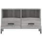 vidaXL Mueble de TV madera de ingeniería gris Sonoma 80x36x50 cm vidaXL Mueble de TV madera de ingeniería gris Sonoma 80x36x50 cm