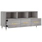 vidaXL Mueble de TV madera de ingeniería gris Sonoma 102x36x50 cm vidaXL Mueble de TV madera de ingeniería gris Sonoma 102x36x50 cm