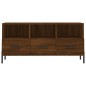 vidaXL Mueble de TV madera de ingeniería marrón roble 102x36x50 cm