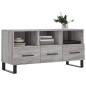 vidaXL Mueble de TV madera de ingeniería gris Sonoma 102x36x50 cm vidaXL Mueble de TV madera de ingeniería gris Sonoma 102x36x50 cm