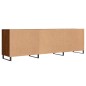 vidaXL Mueble de TV madera de ingeniería roble marrón 150x30x50 cm vidaXL Mueble de TV madera de ingeniería roble marrón 150x30x50 cm