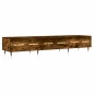 vidaXL Mueble de TV madera de ingeniería roble ahumado 150x36x30 cm vidaXL Mueble de TV madera de ingeniería roble ahumado 150x36x30 cm