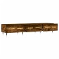 vidaXL Mueble de TV madera de ingeniería roble ahumado 150x36x30 cm vidaXL Mueble de TV madera de ingeniería roble ahumado 150x36x30 cm