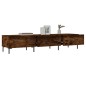 vidaXL Mueble de TV madera de ingeniería roble ahumado 150x36x30 cm vidaXL Mueble de TV madera de ingeniería roble ahumado 150x36x30 cm