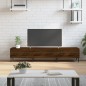 vidaXL Mueble de TV madera de ingeniería roble marrón 150x36x30 cm vidaXL Mueble de TV madera de ingeniería roble marrón 150x36x30 cm