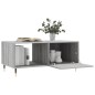 vidaXL Mesa de centro madera contrachapada gris Sonoma 90x50x40 cm vidaXL Mesa de centro madera contrachapada gris Sonoma 90x50x40 cm