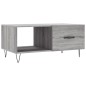 vidaXL Mesa de centro madera contrachapada gris Sonoma 90x50x40 cm vidaXL Mesa de centro madera contrachapada gris Sonoma 90x50x40 cm