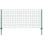 vidaXL Euro Valla de acero verde 20x0,8 m vidaXL Euro Valla de acero verde 20x0,8 m