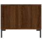 vidaXL Mesa de centro madera contrachapada roble marrón 90x50x40 cm