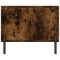 vidaXL Mesa de centro madera contrachapada roble ahumado 90x50x40 cm
