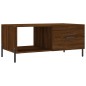 vidaXL Mesa de centro madera contrachapada roble marrón 90x50x40 cm vidaXL Mesa de centro madera contrachapada roble marrón 90x50x40 cm