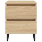 vidaXL Mesita de noche madera contrachapada roble Sonoma 40x35x50 cm vidaXL Mesita de noche madera contrachapada roble Sonoma 40x35x50 cm