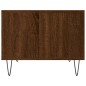 vidaXL Mesa de centro madera de ingeniería marrón roble 60x50x40 cm
