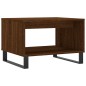 vidaXL Mesa de centro madera de ingeniería marrón roble 60x50x40 cm