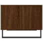 vidaXL Mesa de centro madera de ingeniería marrón roble 60x50x40 cm