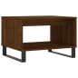 vidaXL Mesa de centro madera de ingeniería marrón roble 60x50x40 cm