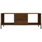 vidaXL Mesa de centro madera contrachapada roble marrón 102x50x40 cm vidaXL Mesa de centro madera contrachapada roble marrón 102x50x40 cm