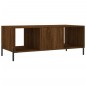vidaXL Mesa de centro madera contrachapada roble marrón 102x50x40 cm vidaXL Mesa de centro madera contrachapada roble marrón 102x50x40 cm