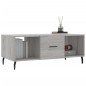 vidaXL Mesa de centro madera contrachapada gris Sonoma 102x50x40 cm vidaXL Mesa de centro madera contrachapada gris Sonoma 102x50x40 cm