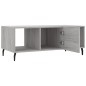 vidaXL Mesa de centro madera contrachapada gris Sonoma 102x50x40 cm vidaXL Mesa de centro madera contrachapada gris Sonoma 102x50x40 cm