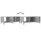 vidaXL Mesa de centro madera contrachapada gris Sonoma 102x50x40 cm vidaXL Mesa de centro madera contrachapada gris Sonoma 102x50x40 cm