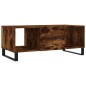 vidaXL Mesa de centro madera contrachapada roble ahumado 102x50x40 cm vidaXL Mesa de centro madera contrachapada roble ahumado 102x50x40 cm