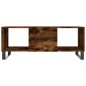 vidaXL Mesa de centro madera contrachapada roble ahumado 102x50x40 cm vidaXL Mesa de centro madera contrachapada roble ahumado 102x50x40 cm