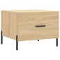 vidaXL Mesa de centro madera contrachapada roble Sonoma 50x50x40 cm vidaXL Mesa de centro madera contrachapada roble Sonoma 50x50x40 cm