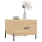 vidaXL Mesa de centro madera contrachapada roble Sonoma 50x50x40 cm vidaXL Mesa de centro madera contrachapada roble Sonoma 50x50x40 cm