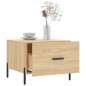 vidaXL Mesa de centro madera contrachapada roble Sonoma 50x50x40 cm vidaXL Mesa de centro madera contrachapada roble Sonoma 50x50x40 cm