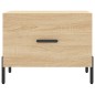 vidaXL Mesa de centro madera contrachapada roble Sonoma 50x50x40 cm vidaXL Mesa de centro madera contrachapada roble Sonoma 50x50x40 cm