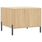 vidaXL Mesa de centro madera contrachapada roble Sonoma 50x50x40 cm vidaXL Mesa de centro madera contrachapada roble Sonoma 50x50x40 cm