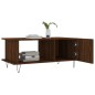 vidaXL Mesa de centro madera contrachapada roble marrón 90x50x40 cm vidaXL Mesa de centro madera contrachapada roble marrón 90x50x40 cm
