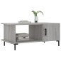 vidaXL Mesa de centro madera contrachapada gris Sonoma 90x50x40 cm vidaXL Mesa de centro madera contrachapada gris Sonoma 90x50x40 cm