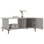 vidaXL Mesa de centro madera contrachapada gris Sonoma 90x50x40 cm vidaXL Mesa de centro madera contrachapada gris Sonoma 90x50x40 cm
