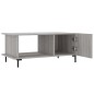vidaXL Mesa de centro madera contrachapada gris Sonoma 90x50x40 cm vidaXL Mesa de centro madera contrachapada gris Sonoma 90x50x40 cm